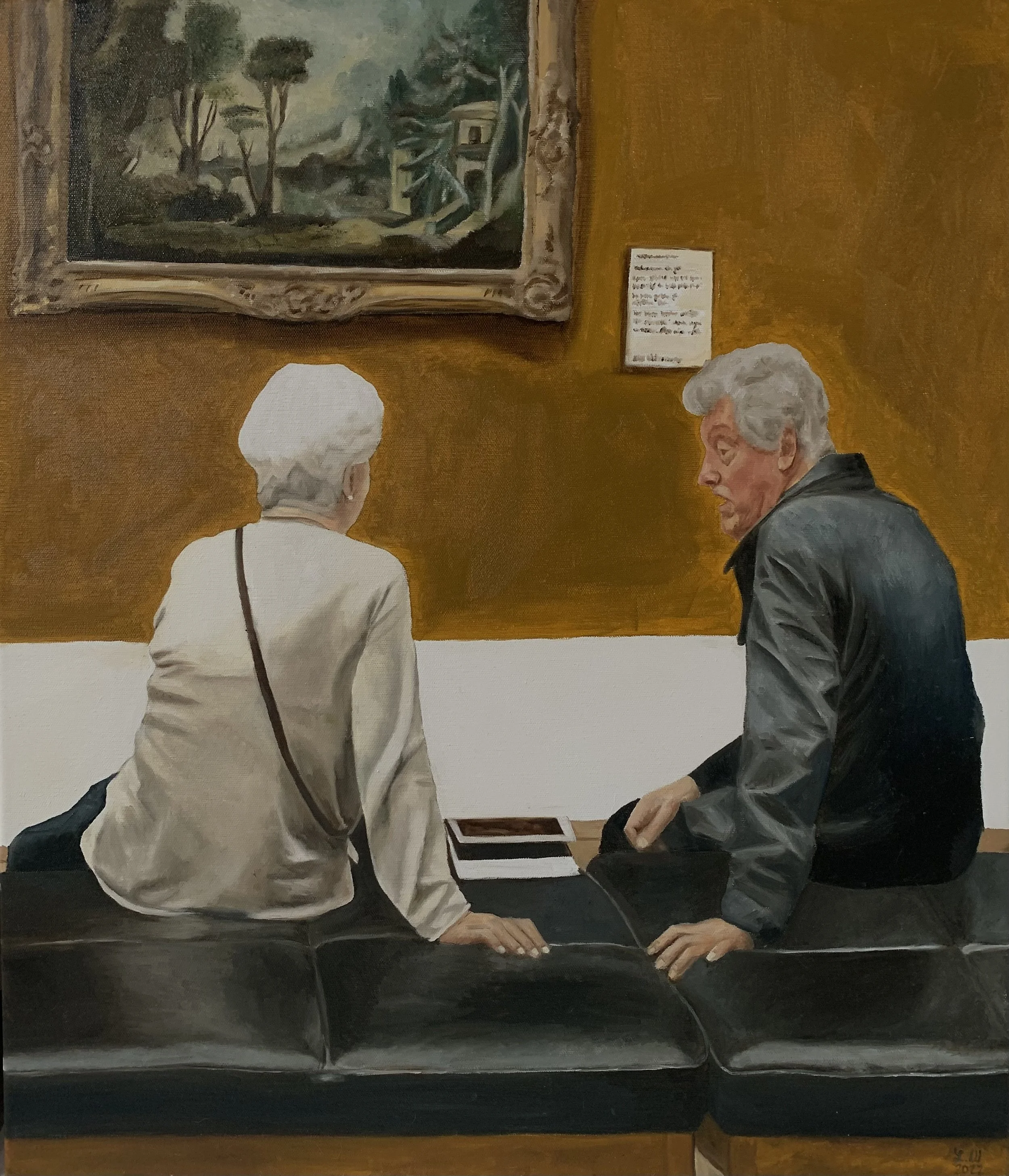 "Art exchange", 2022, 70 x 60 cm