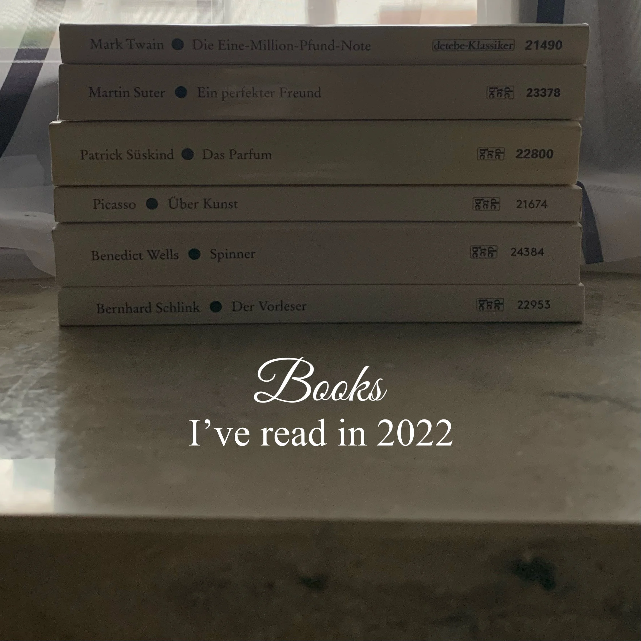 Books I’ve read in 2022