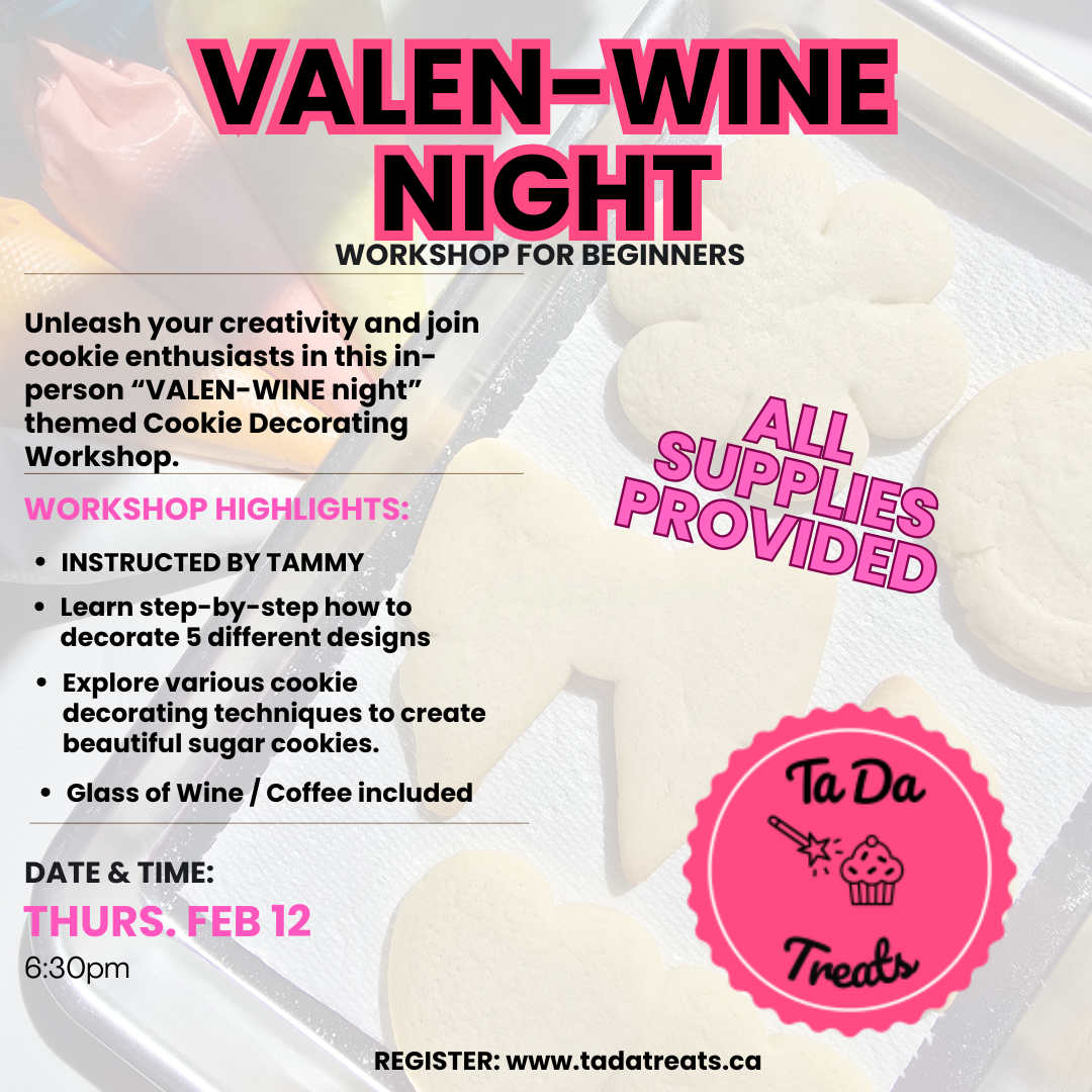 Valen-Wine Cookie Decorating