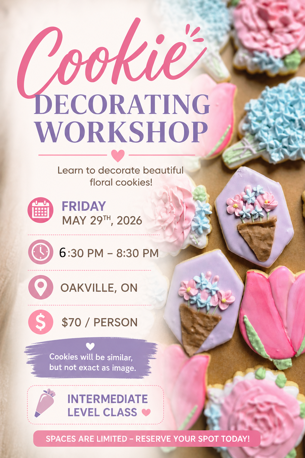 Intermediate - Cookie Decorating Workshop