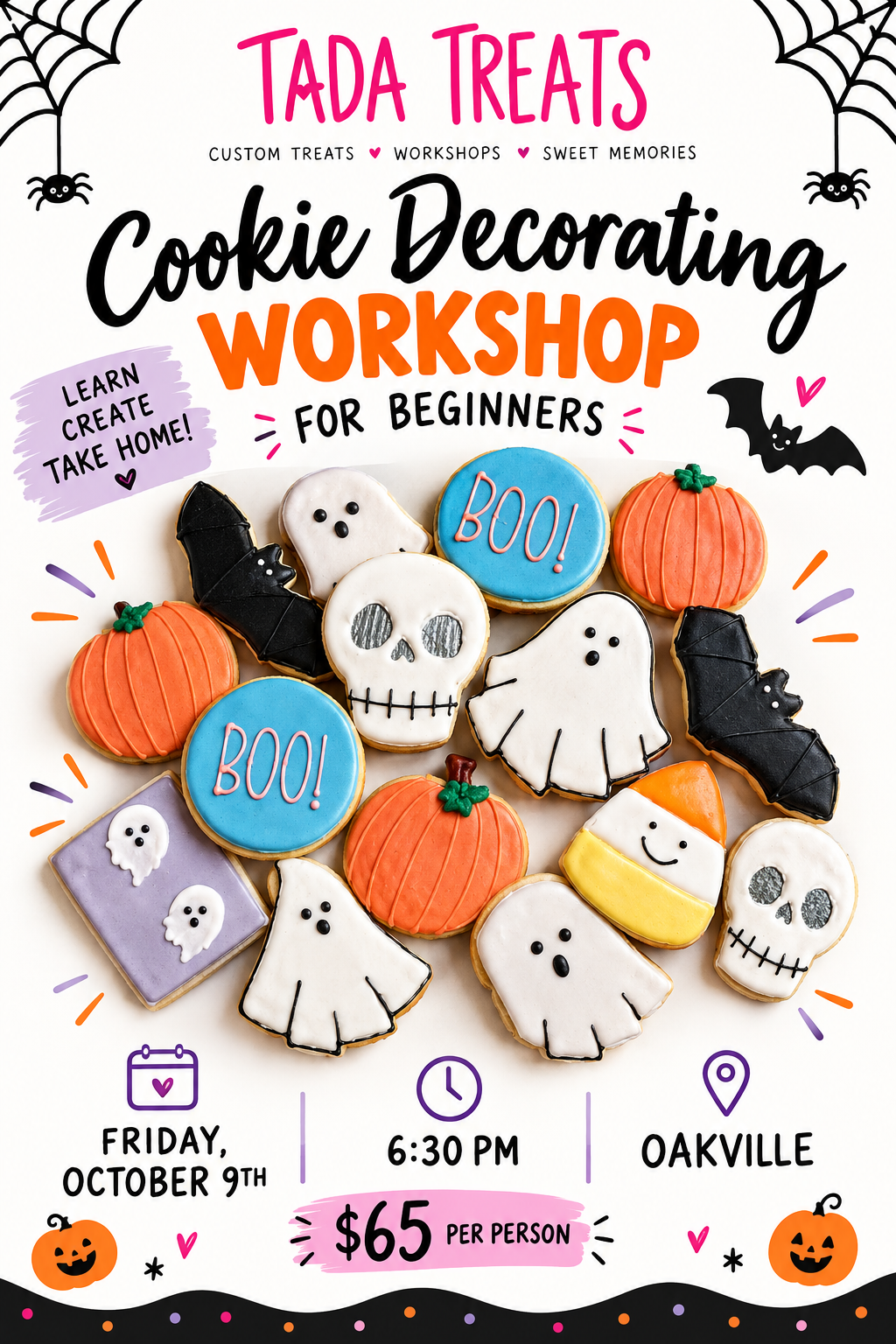 Halloween Cookie Decorating (Beginner)