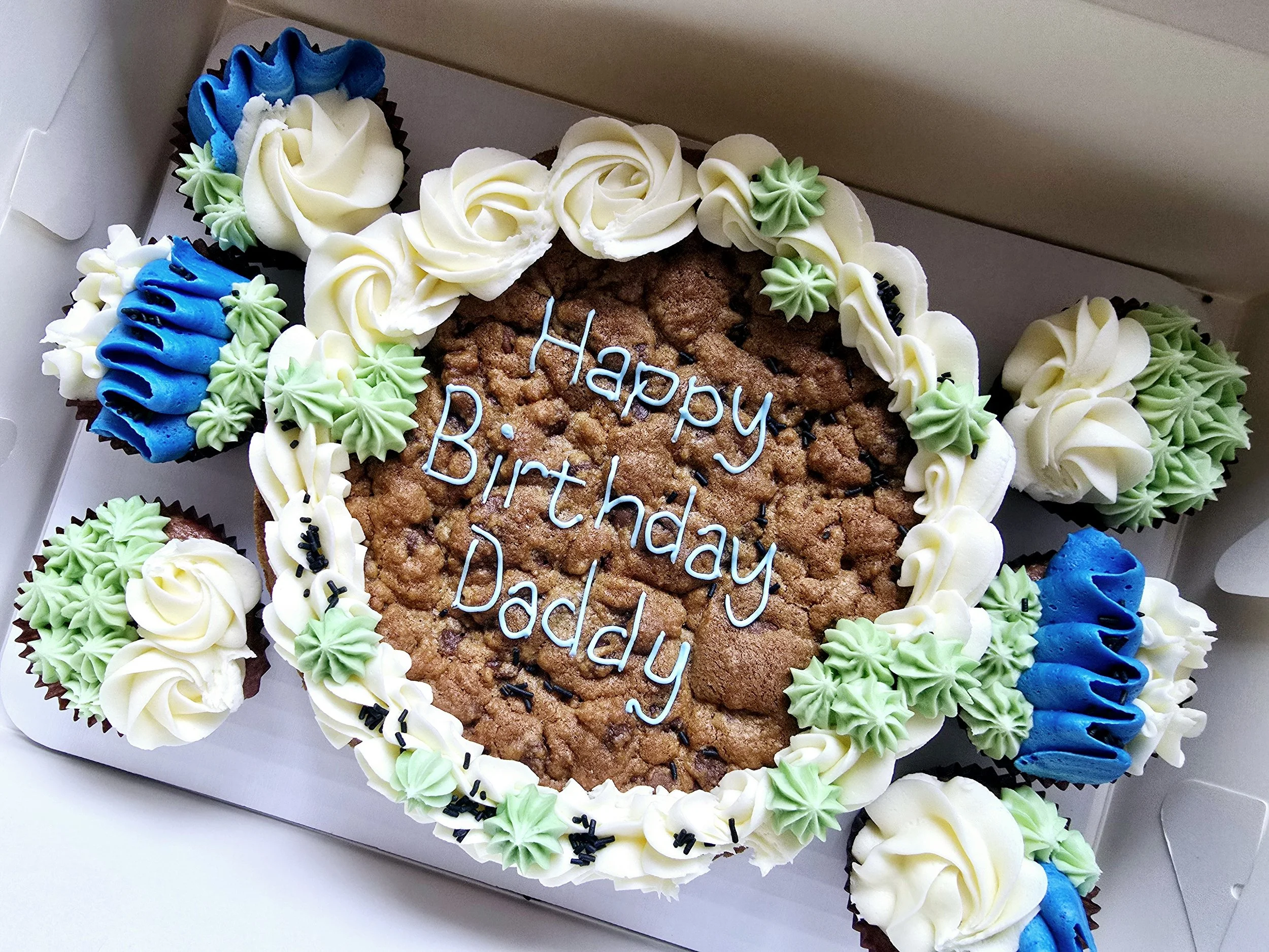 Chocolate Chip Cookie Cake Boxes