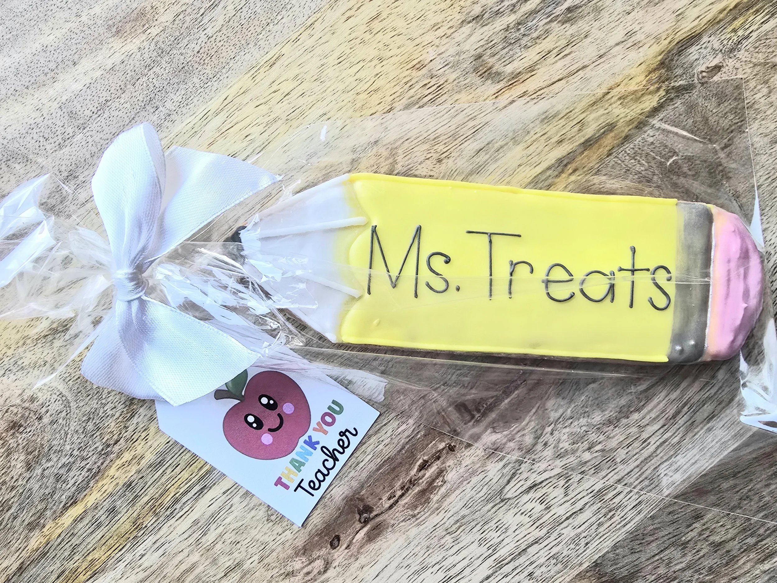 Teacher Pencil Cookie