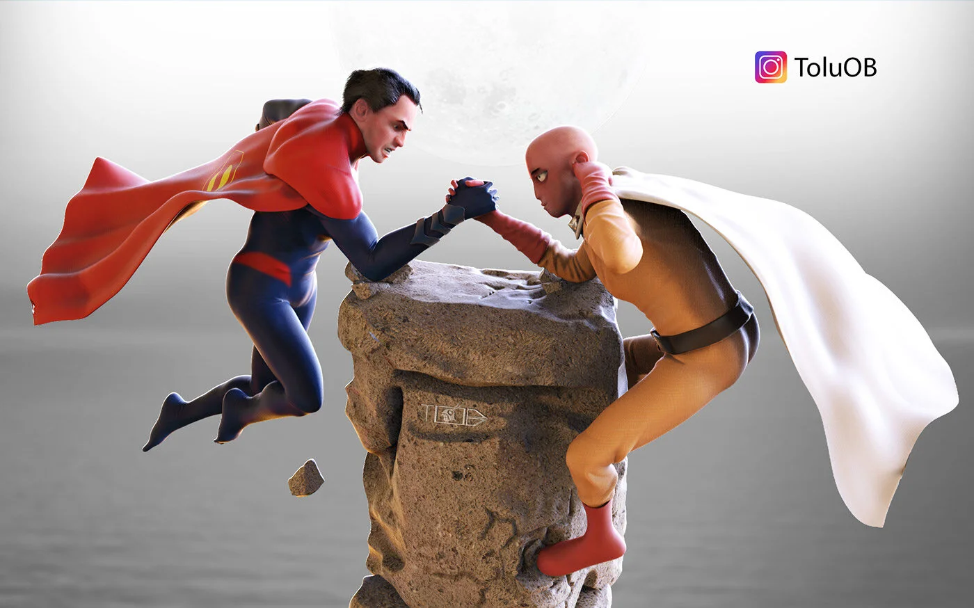 Superman v onepunch man.jpg