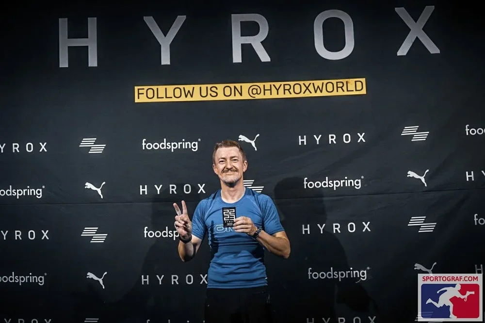 Man at Hyrox event