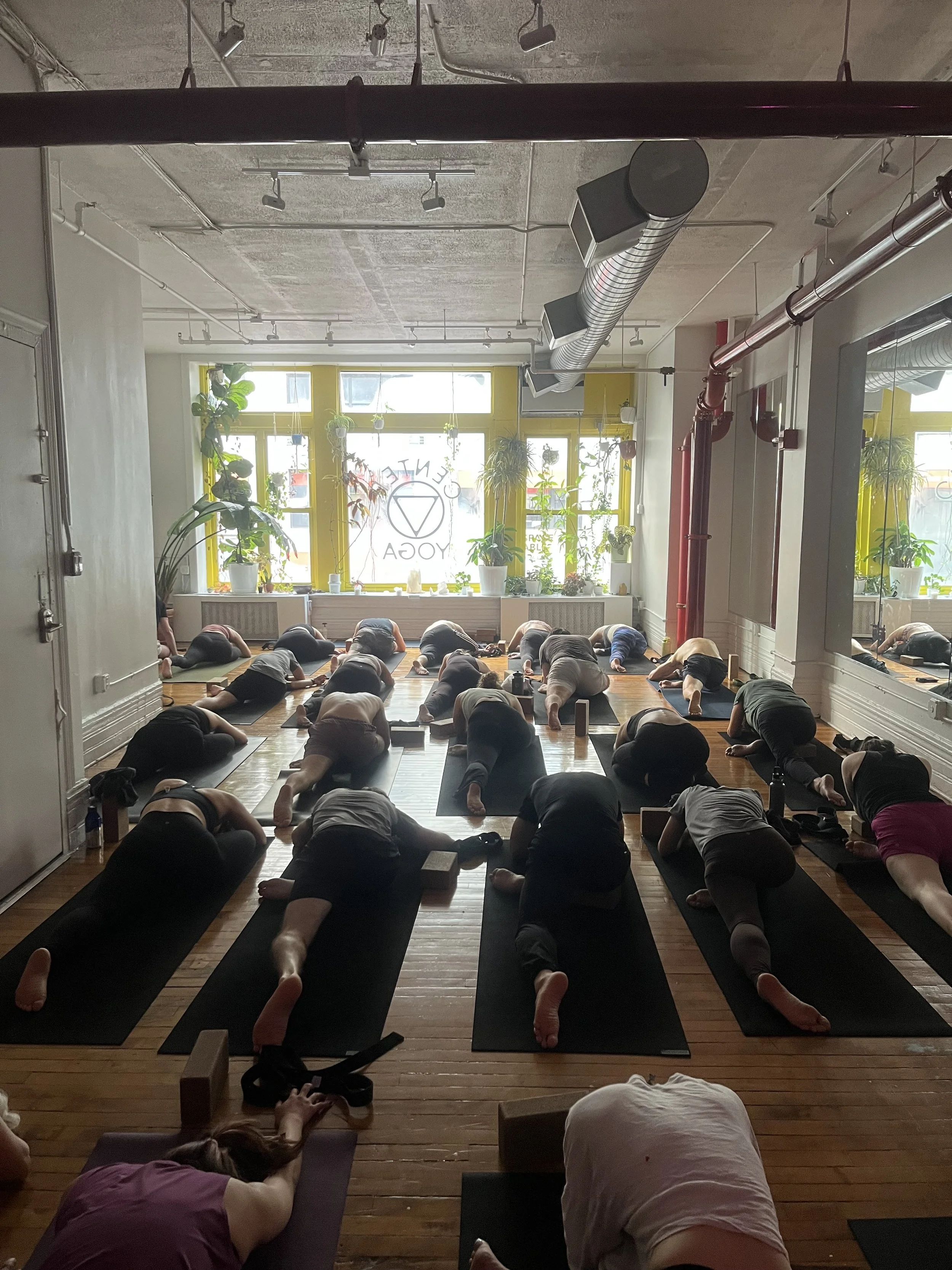 vinyasa flow yoga class in manhattan