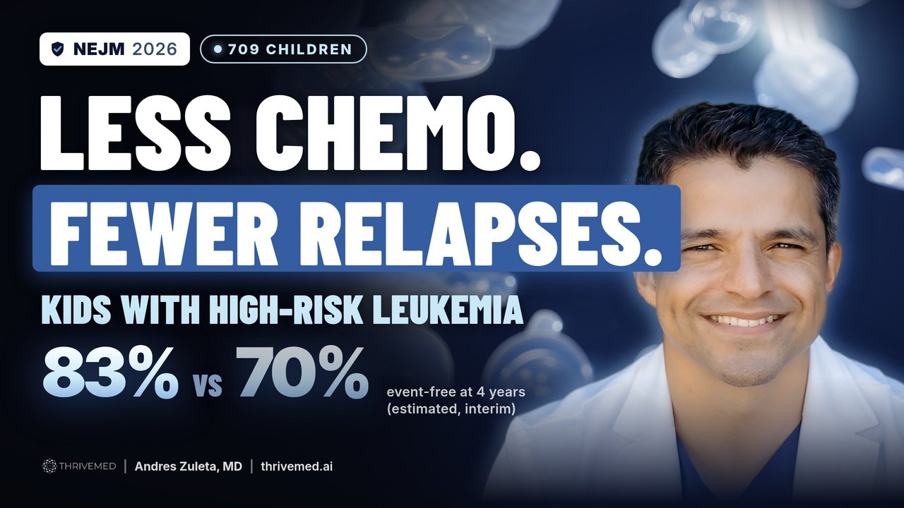 Less Chemo, Better Results: My Read of the Blinatumomab Trial in High-Risk Childhood ALL