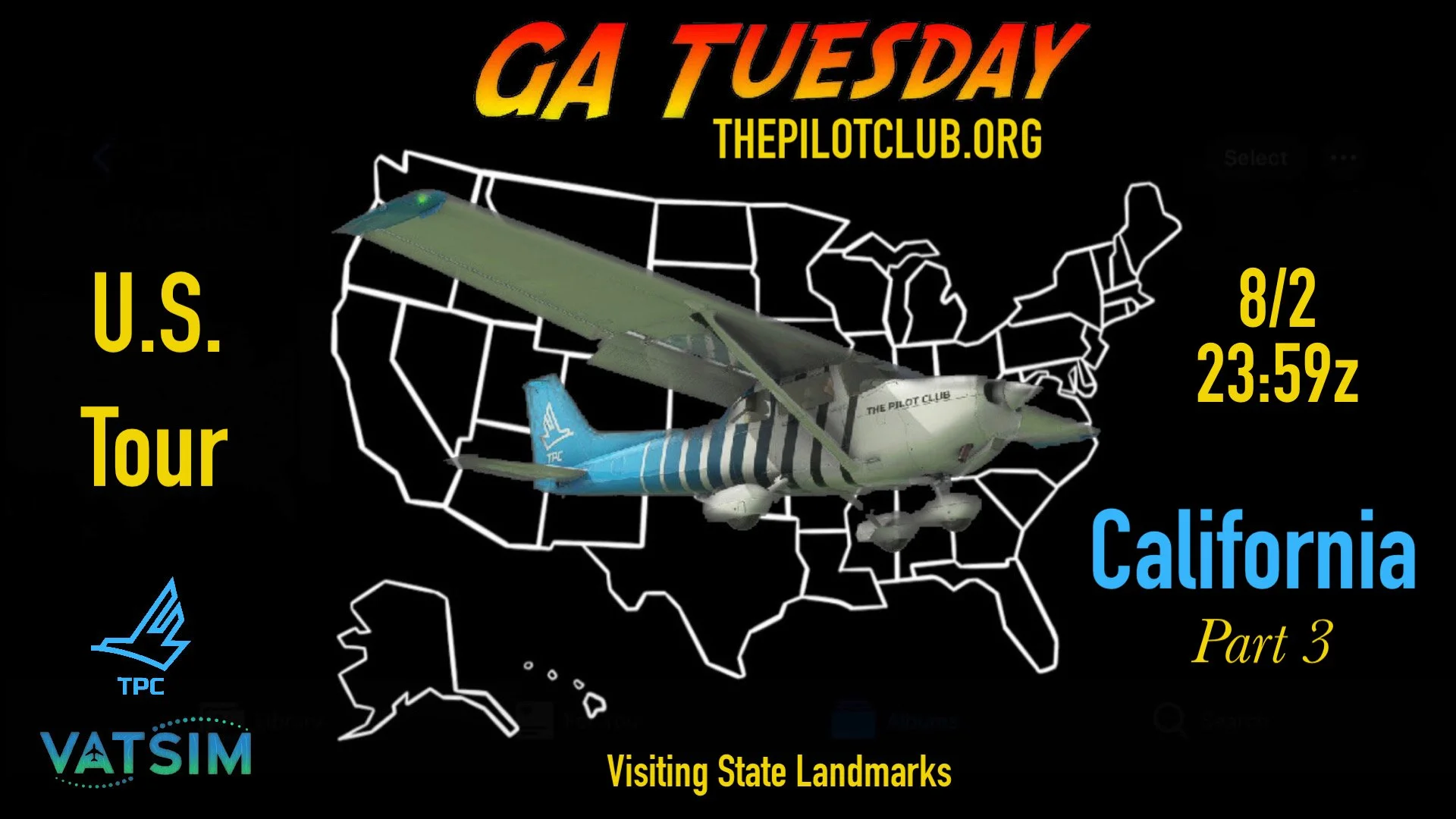 GA TUESDAY U S Tour California Part 3 The Pilot Club
