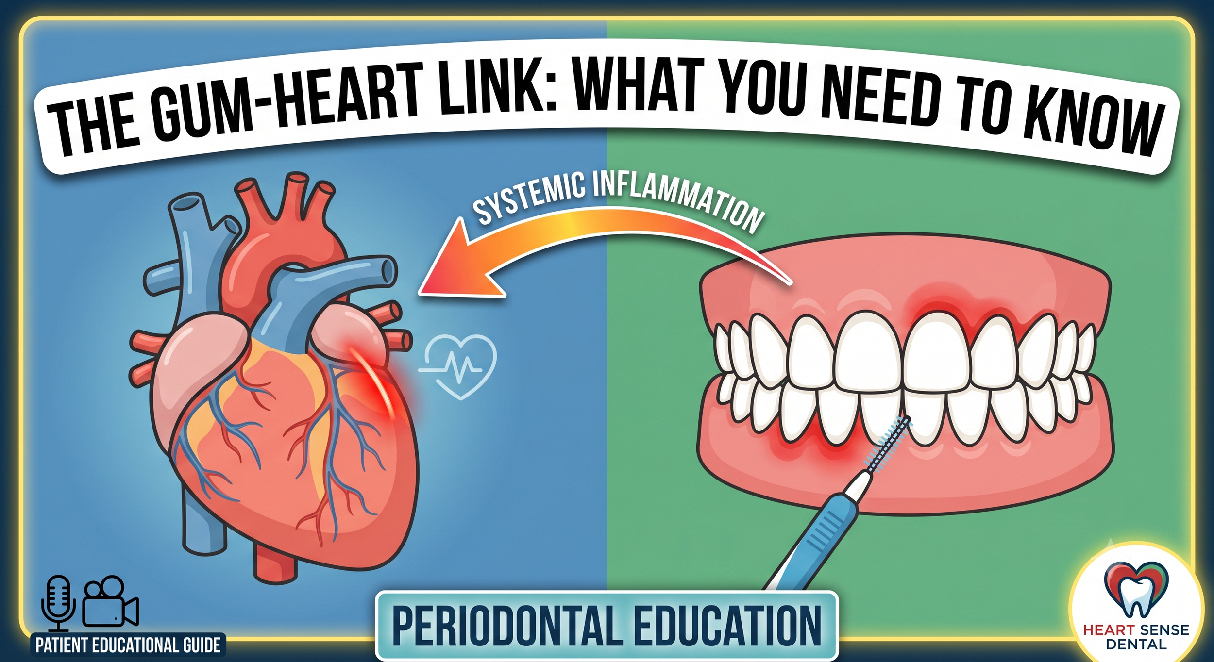 The Link Between Gum Disease and Heart Health: What Every Patient Should Know. 牙周病與心臟健康：每位患者都應該知道的事