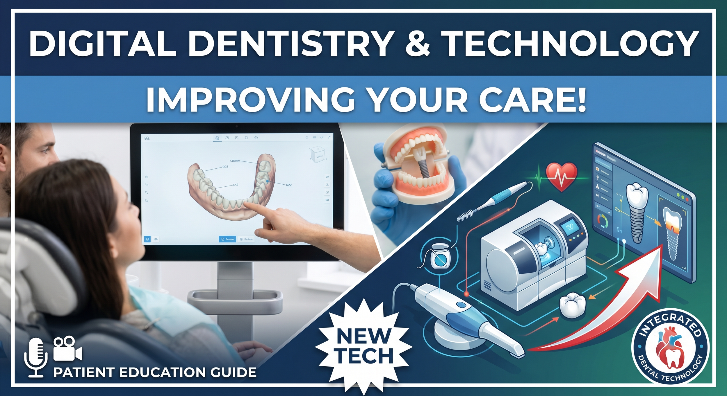 The Future of Dentistry Is Digital: How Technology Improves Your Care 牙科的未來是數位化：科技如何提升您的治療品質