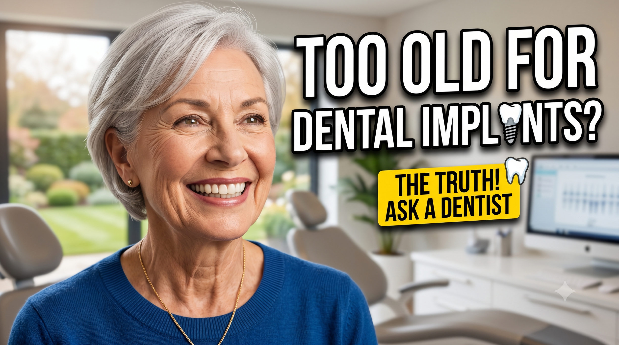 Are You Ever Too Old for Dental Implants? 您會因年齡太大而無法進行牙科植體嗎？