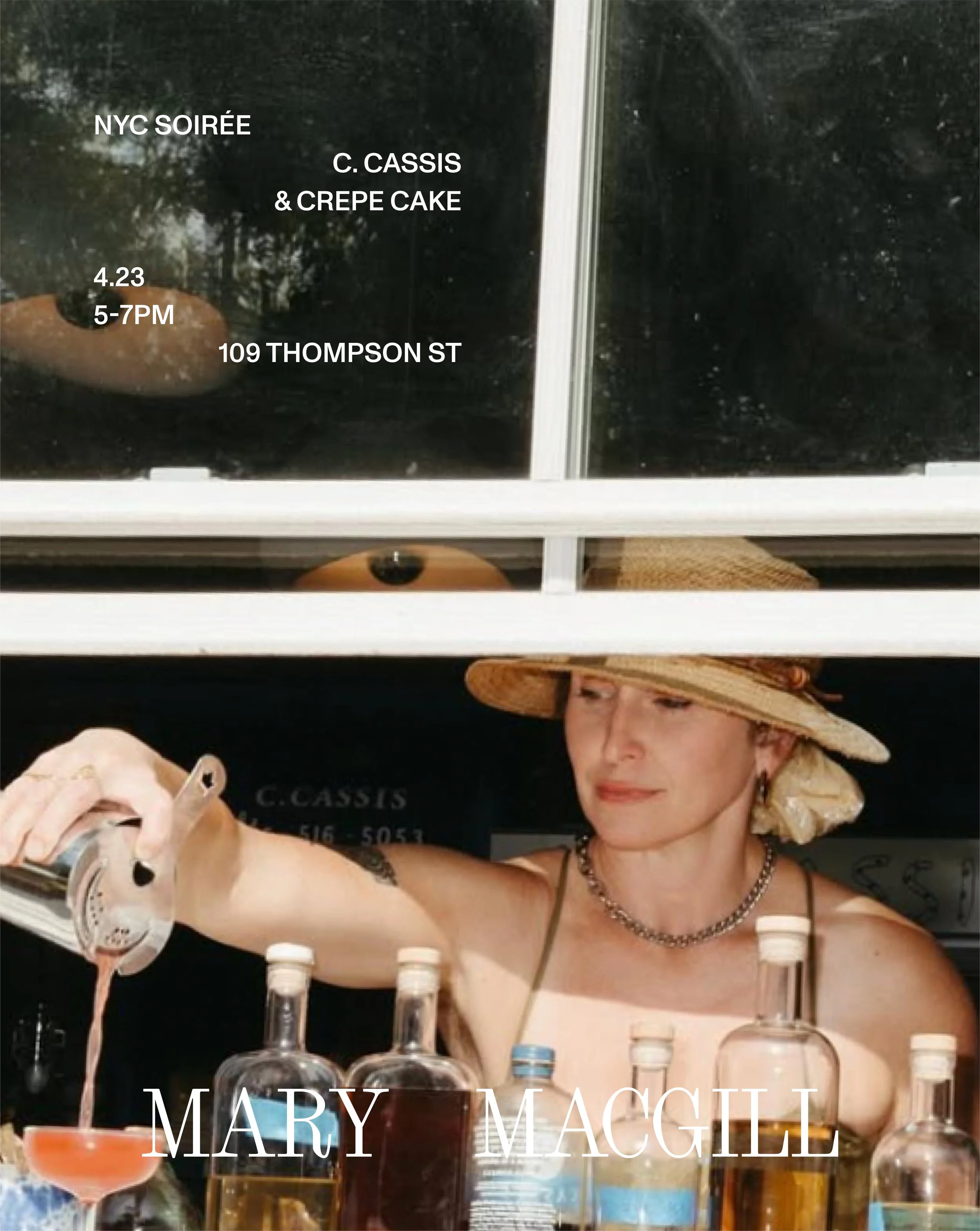 Mary Macgill Pop Up w/ C. Cassis &amp; Crepe Cake (NYC)