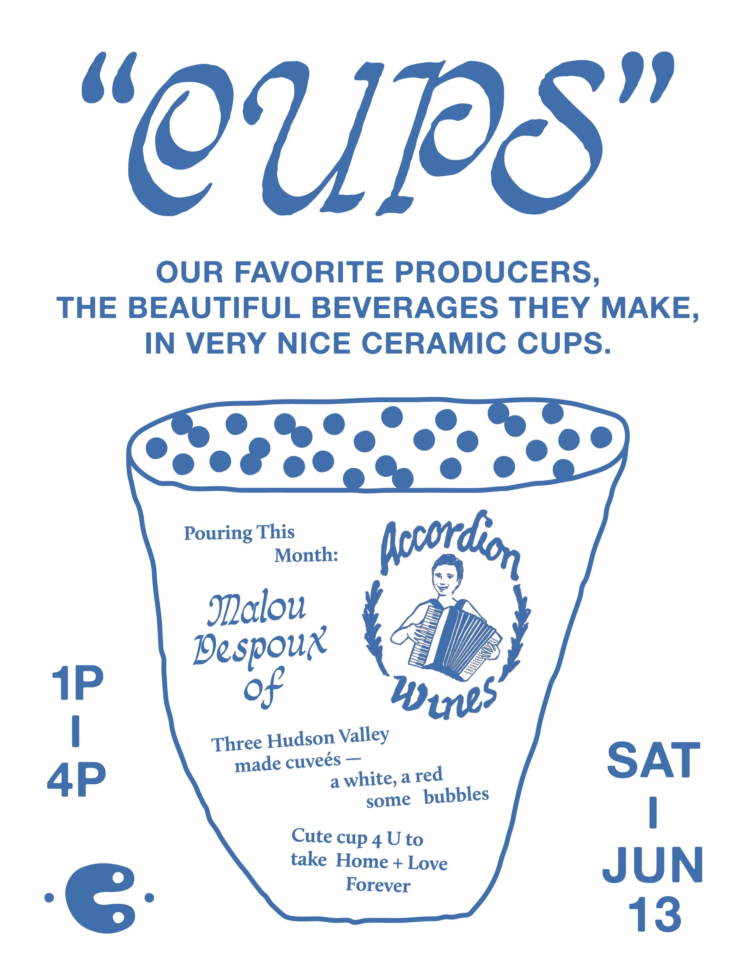 CUPS w/ Accordion Wine