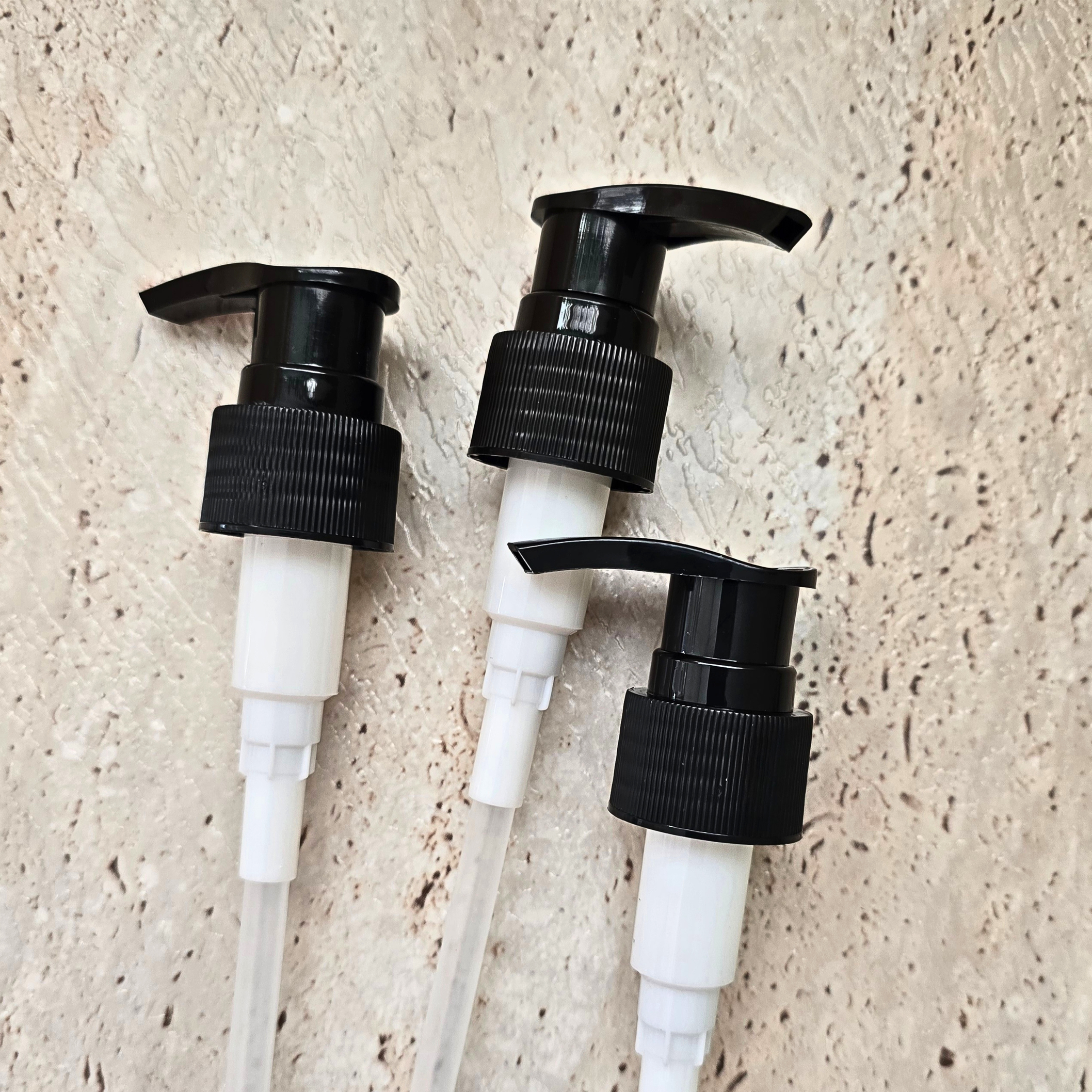 Black Lotion Pump 24mm