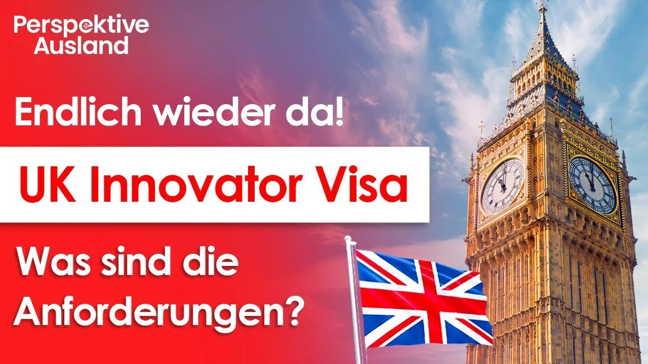 Auswandern nach ENGLAND als Unternehmer mit Innovator Visum