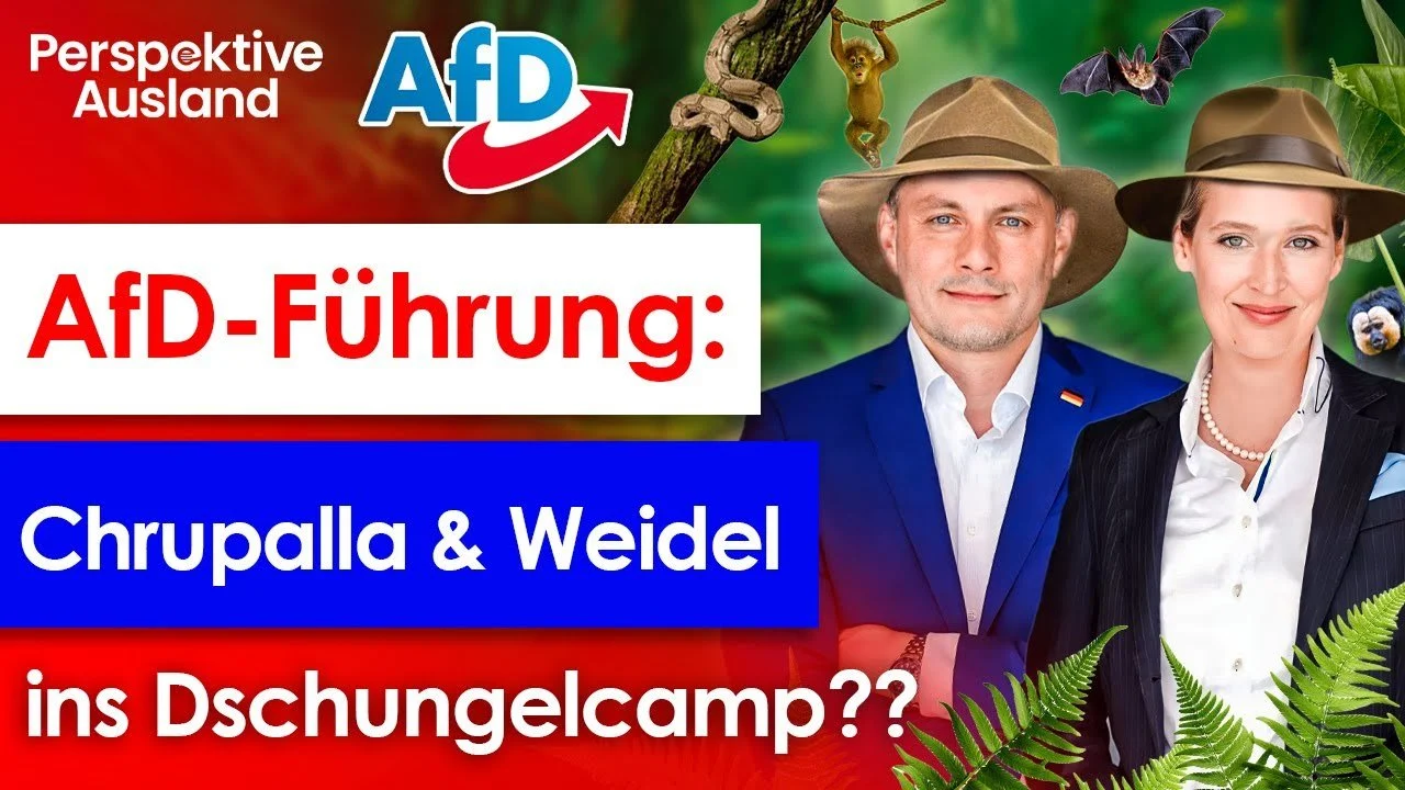 Chrupella &amp; Weidel in den Dschungel: Trash-TV statt AfD-Verbot!