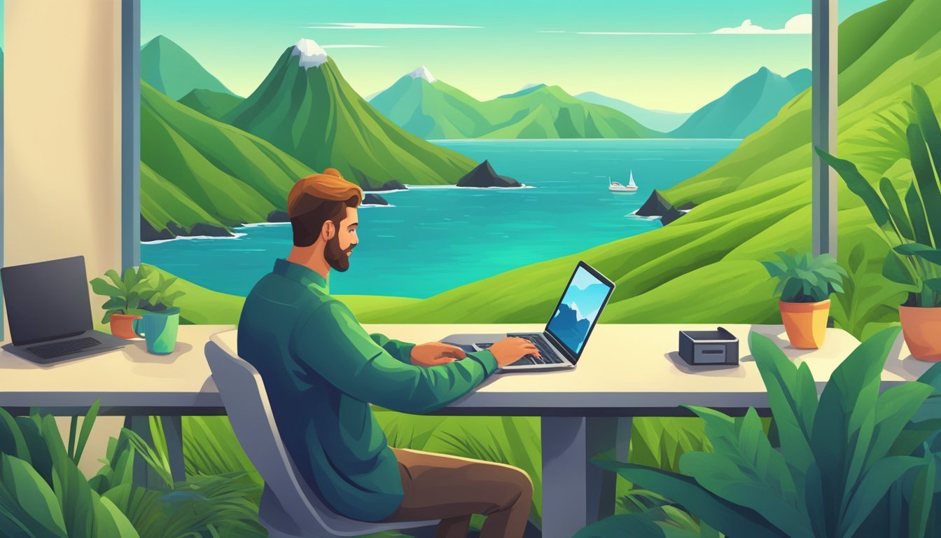 Paradiesisches Arbeiten für digitale Nomaden auf den Azoren lockt Fernarbeiter an