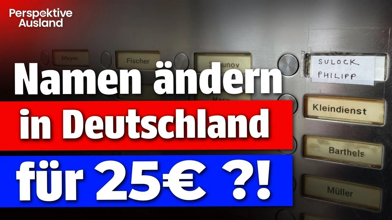 Wie du deinen Namen in Deutschland für nur 25 Euro ändern kannst!