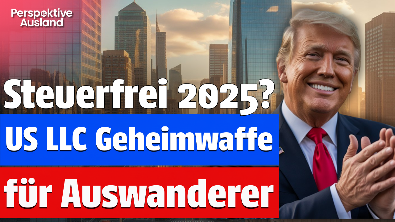 2025 auswandern &amp; mit der steuerfreien US LLC dem Steuer-Moloch entkommen