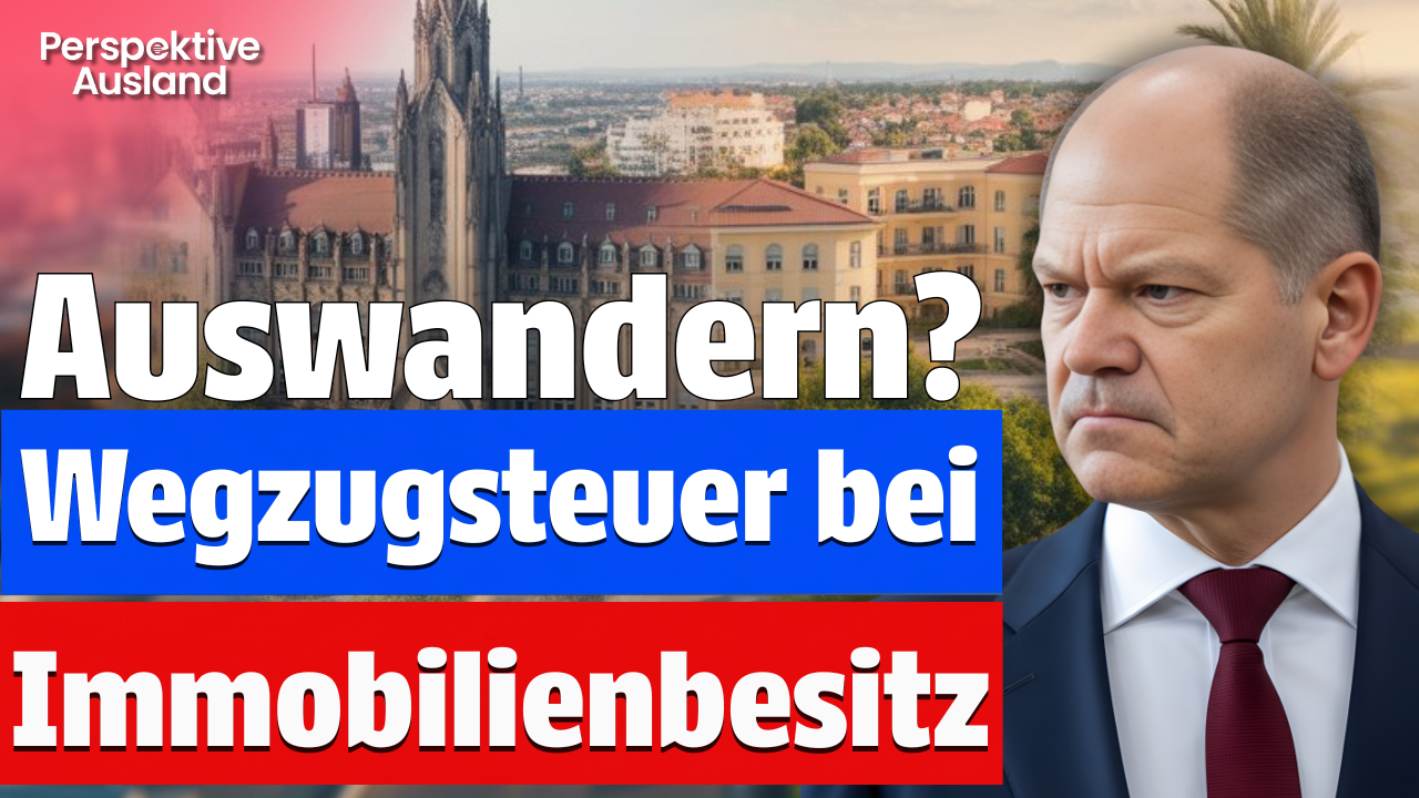 Wegzugsteuer bei Immobilienbesitz? Auswanderer aufgepasst!