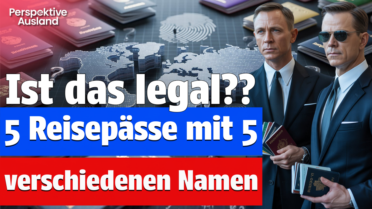 5 Pässe mit 5 Namen: Legal oder nur Fiktion à la James Bond und Jason Bourne?