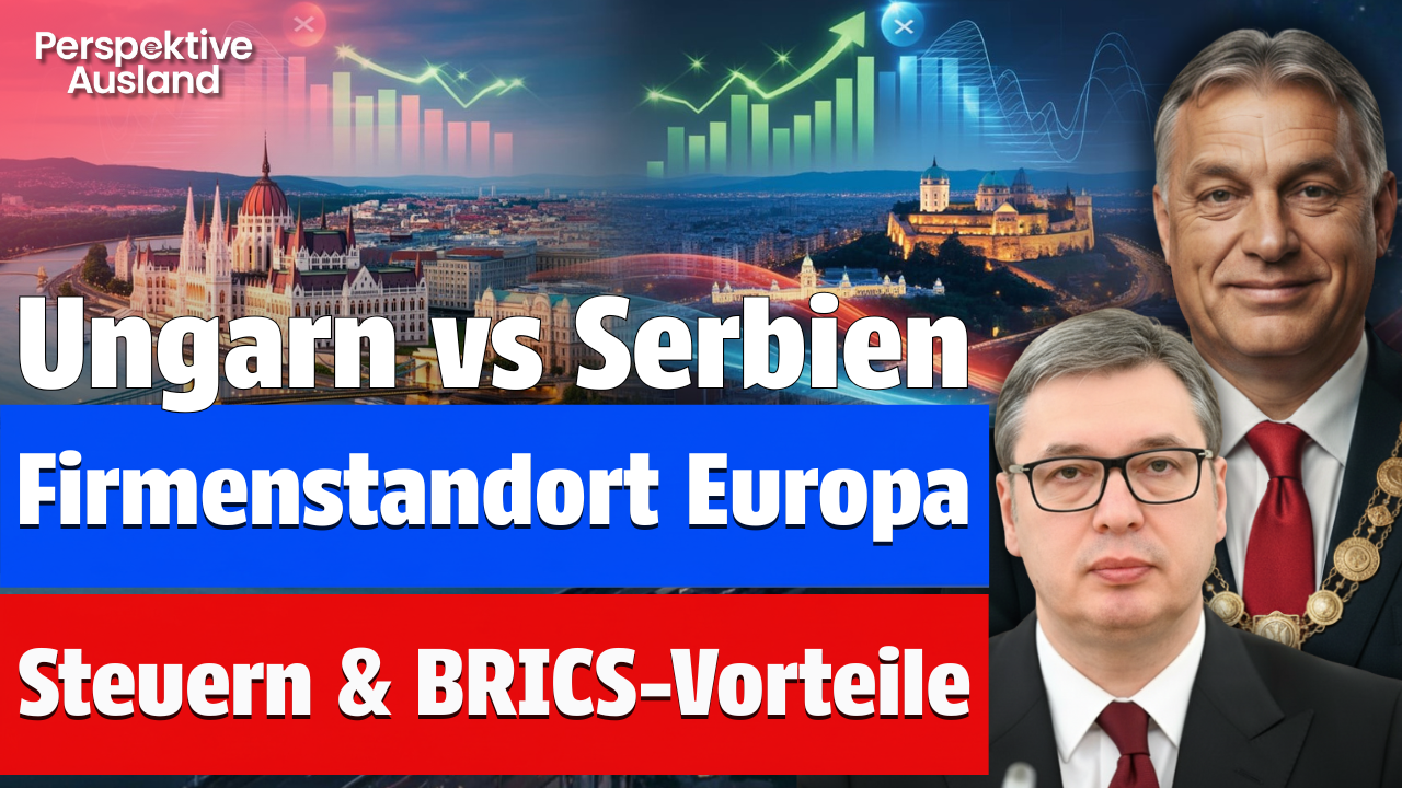 Serbien vs Ungarn als Firmensitz und BRICS-Sprungbrett für Auswanderer