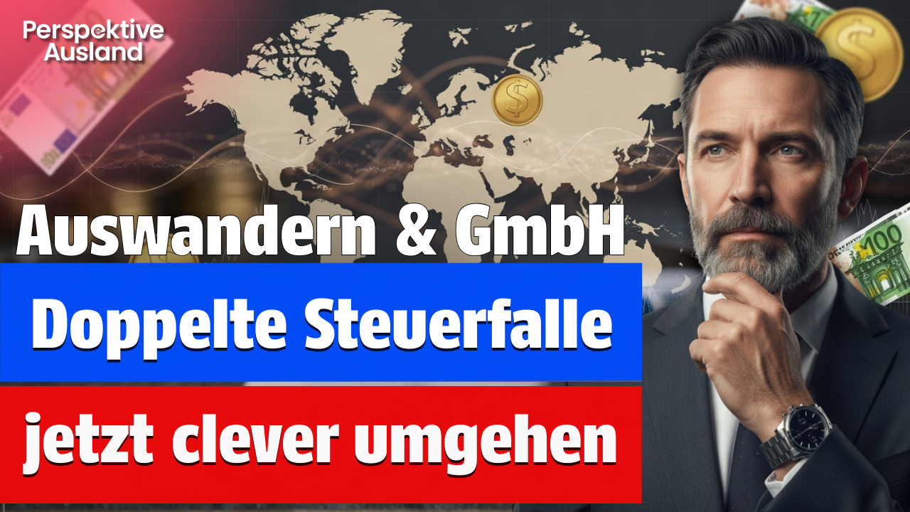 Auswandern mit GmbH? So schlägt dein Finanzamt mit Wegzugsteuer DOPPELT zu!