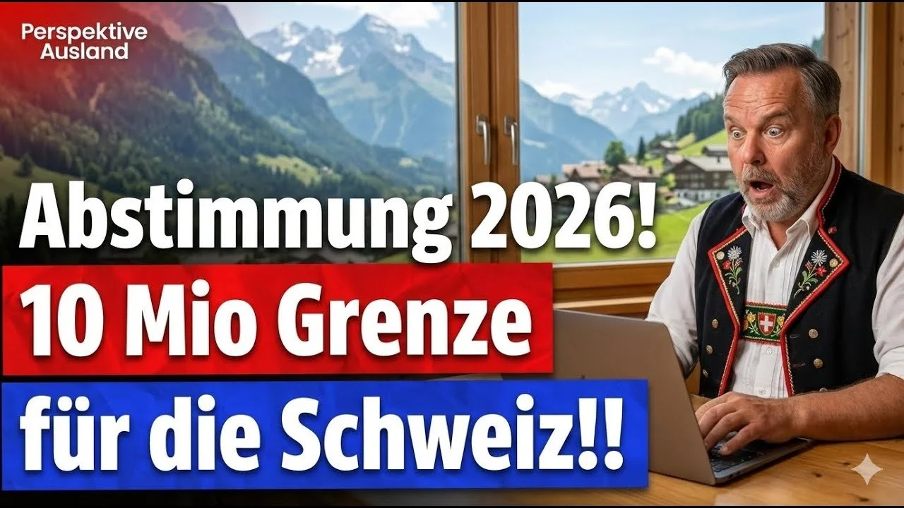 Schweiz macht dicht für Auswanderer? Die 10-Millionen-Initiative kommt (Abstimmung 2026)