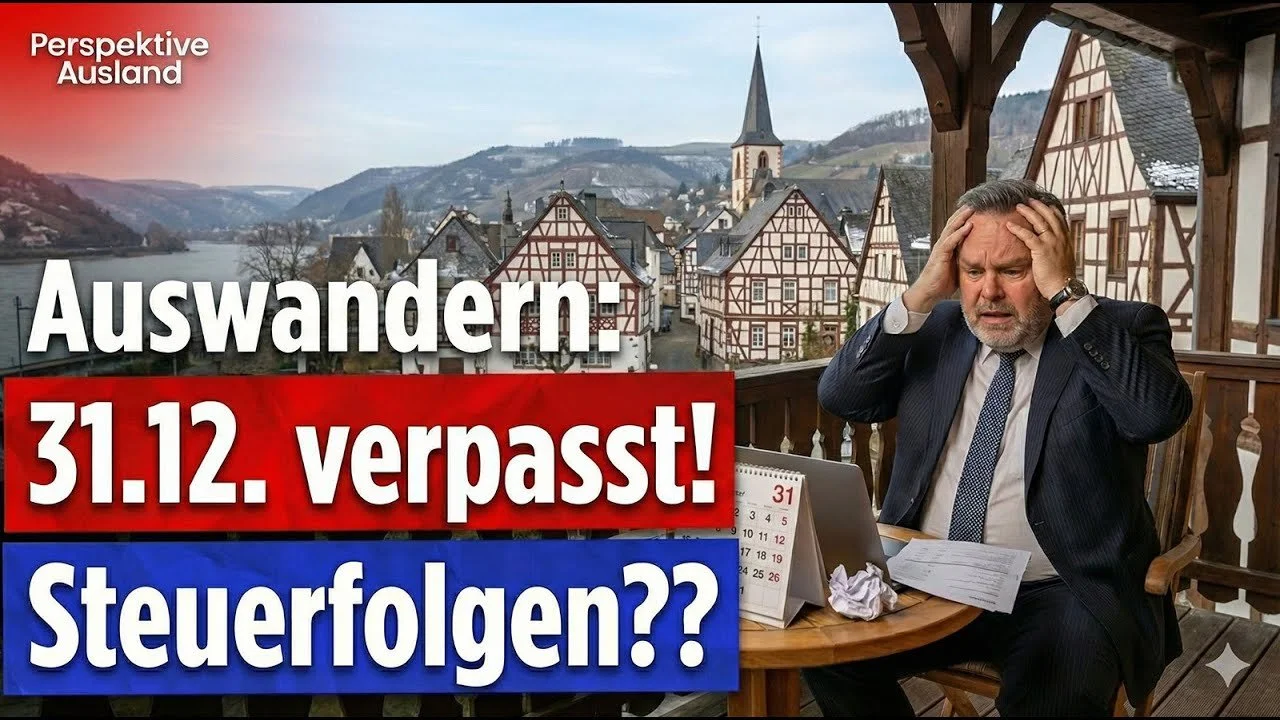 Auswandern verpasst? Die Steuerfalle beim Umzug im Januar (Statt 31.12.)