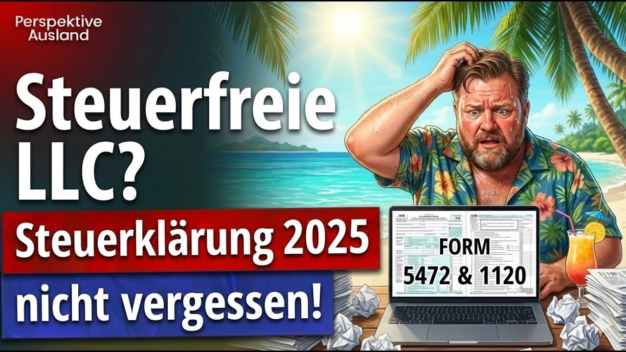 Steuerfreie LLC? Warum du trotzdem eine "Mini-Steuererklärung" abgeben MUSST (Deadline 2026)