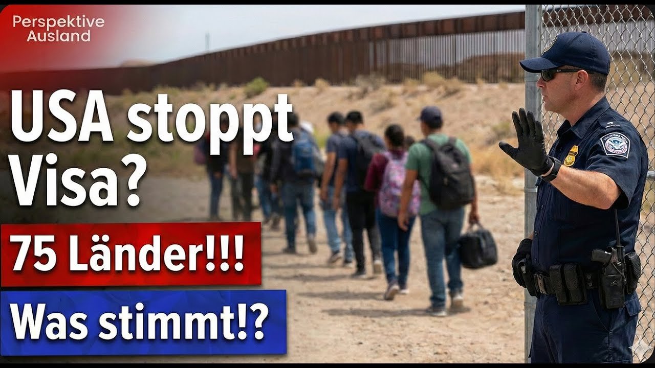 US-Visums-Verbot für 75 Länder? Die Wahrheit über Trumps "Einreise-Stopp" (Faktencheck)