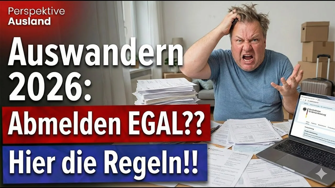 Pass, Krankenkasse, Schule: Was passiert, wenn du dich bei Auswanderung NICHT abmeldest?