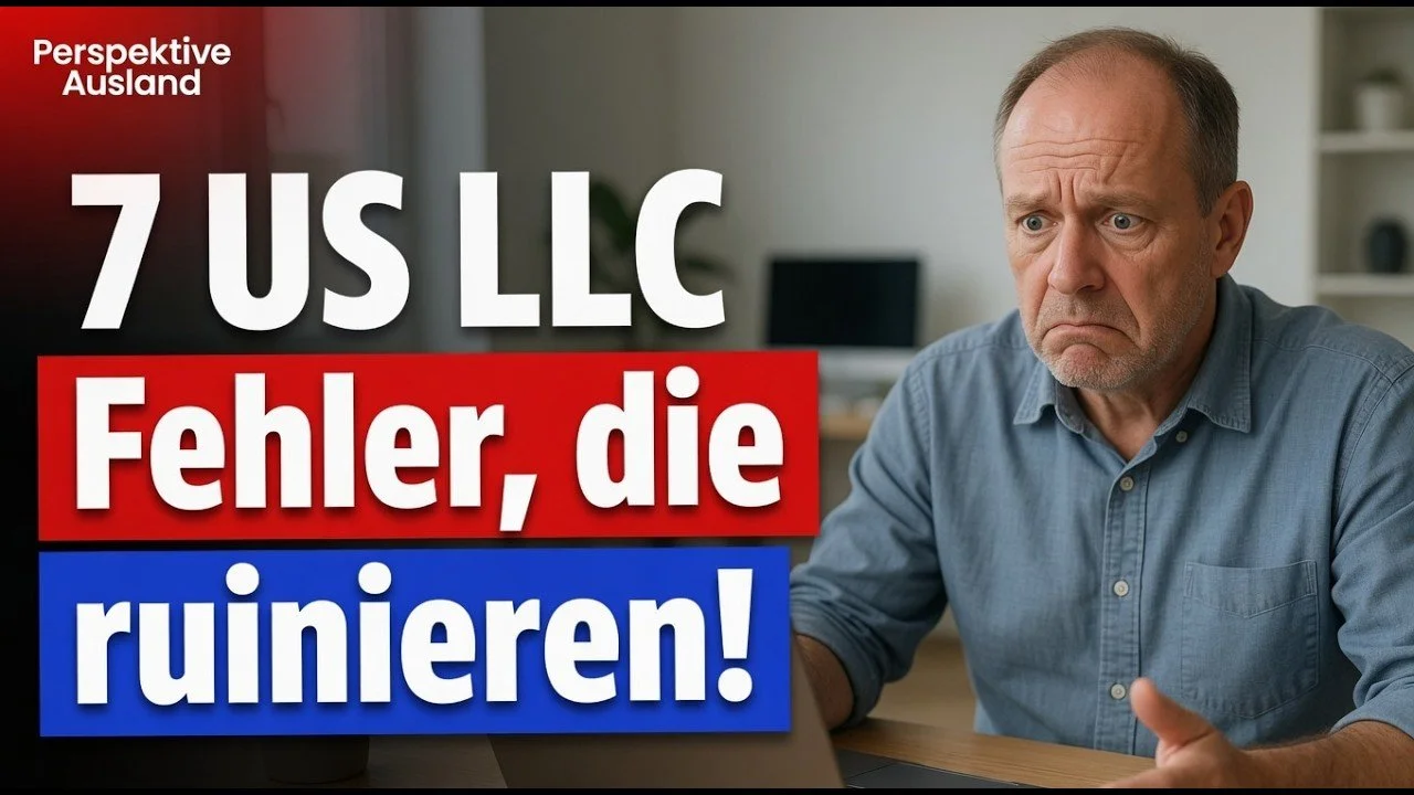 7 Fehler bei der steuerfreien US-LLC – und wie du sie vermeidest