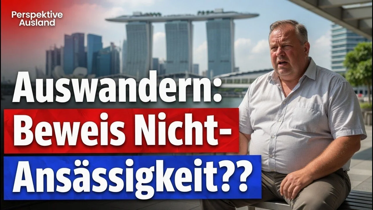 Bank im Ausland glaubt nicht, dass du in Deutschland abgemeldet bist??