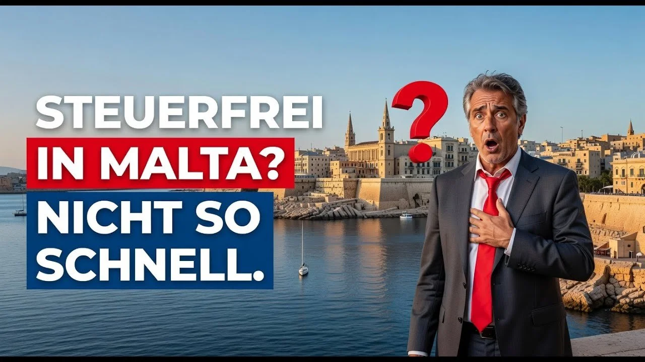 Steuerfrei in Malta? Erst wenn Du DAS verstehst