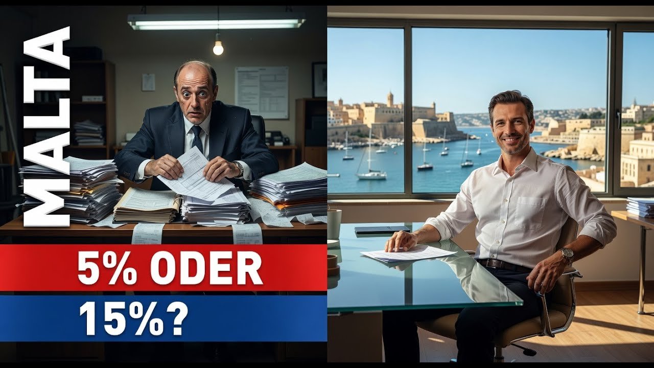 Malta Firmensteuer 15% statt 5%: Für wen lohnt sich’s?