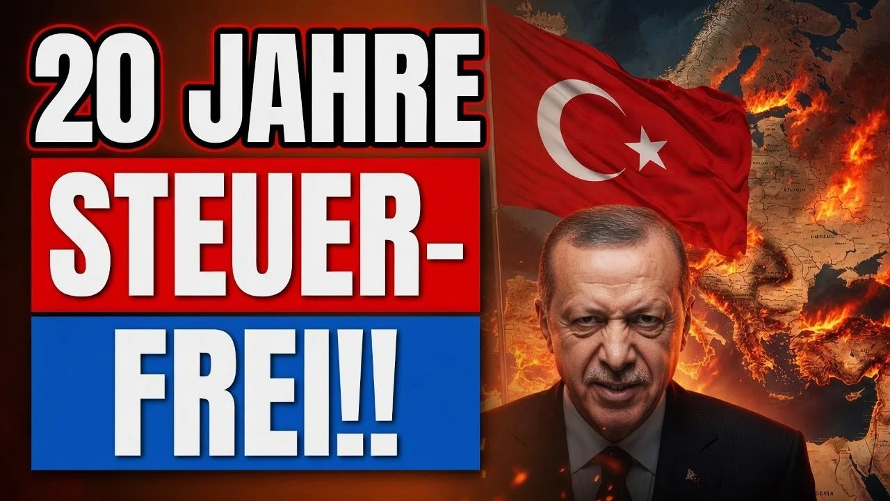 Türkei steuerfrei jetzt amtlich: Der Erdogan-Deal, der die EU schockt (20 Jahre keine Steuern!)