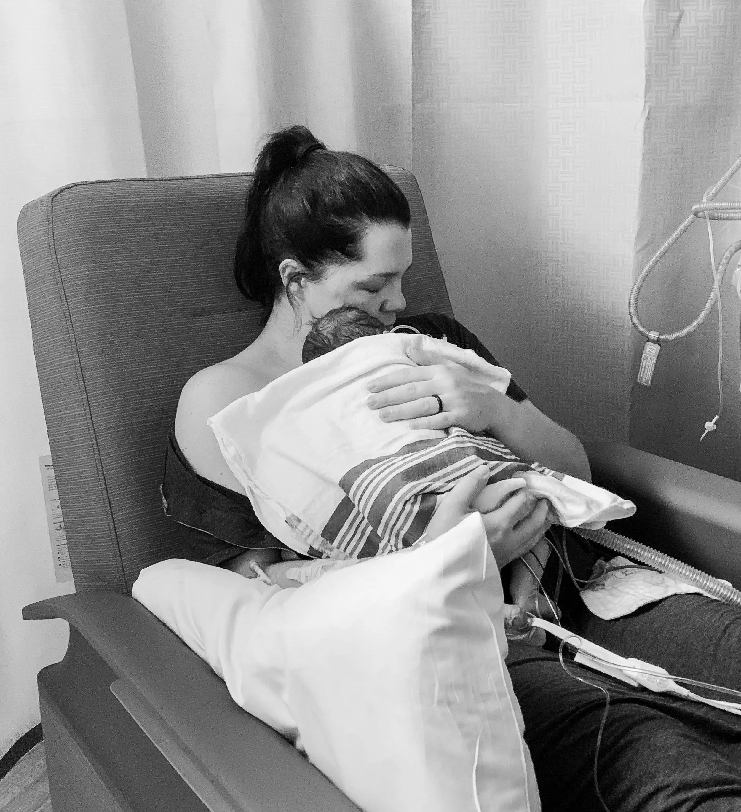 Epidural Hospital Birth with Natalie Witek in Evanston, IL