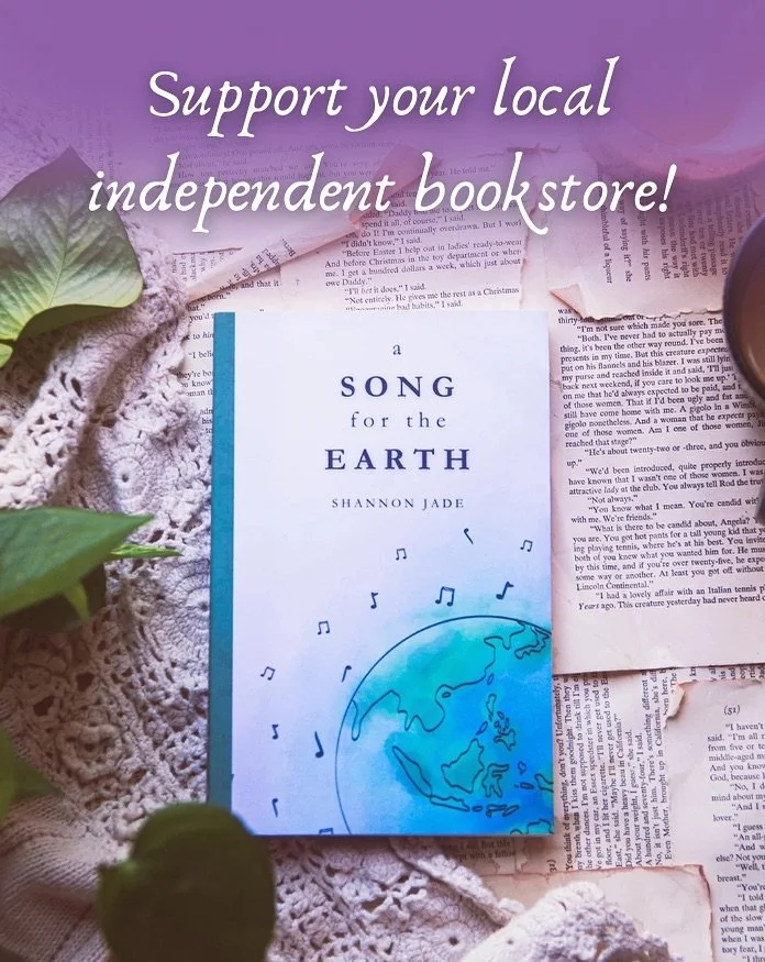 Support independent bookstores! Today, I’m sharing some of the amazing stores already stocking print copies of A Song for the Earth, which is now one month old. 
In the United States, check out…
π @untitledthoughts - online
π @storyli