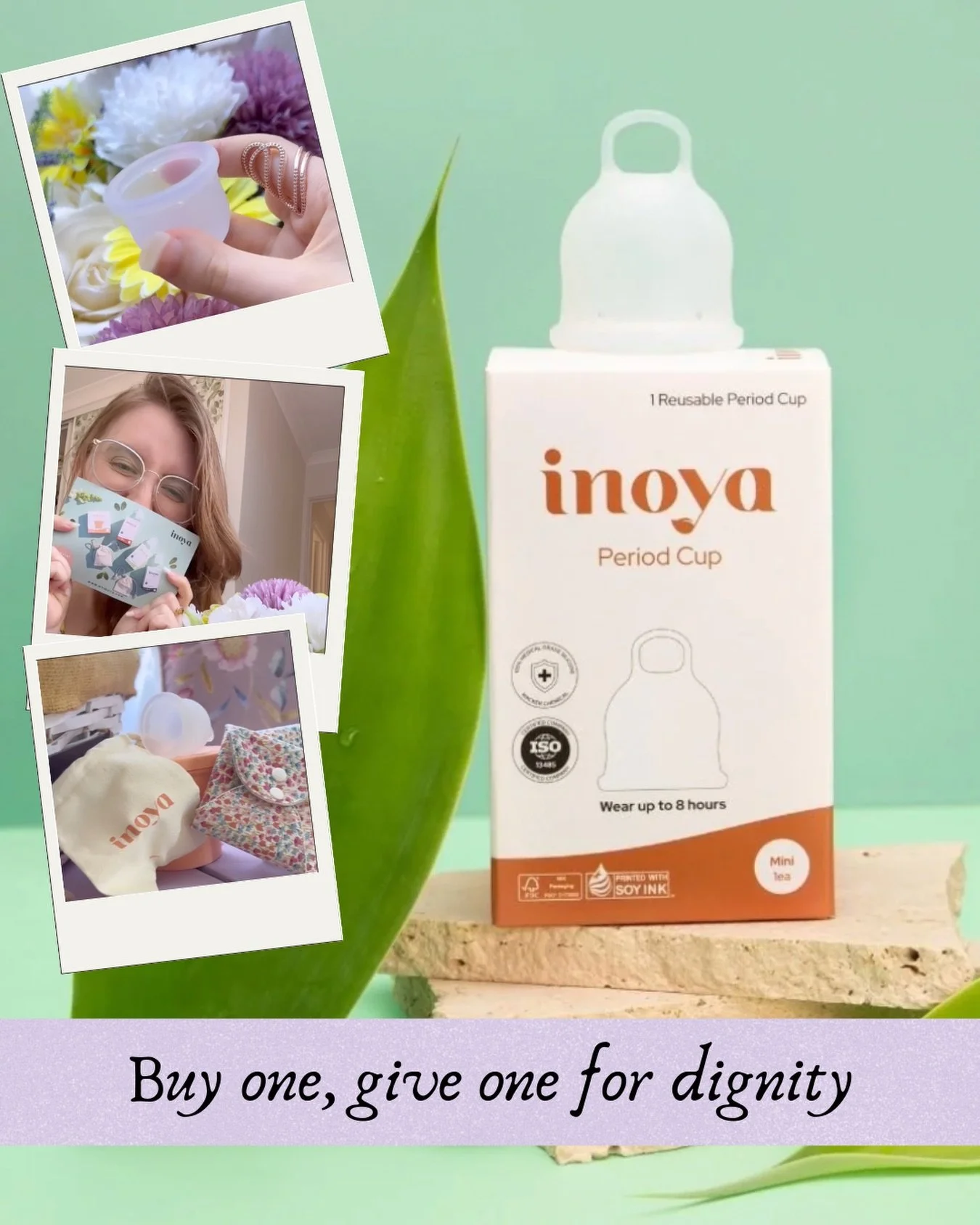 Buy one, give one for dignity! 💜

You know I love what @myinoya are doing to make period care more sustainable, inclusive, and accessible in Australia. ♻️

This year, the brand is back to making a difference. For every product purchased from 28 Nove