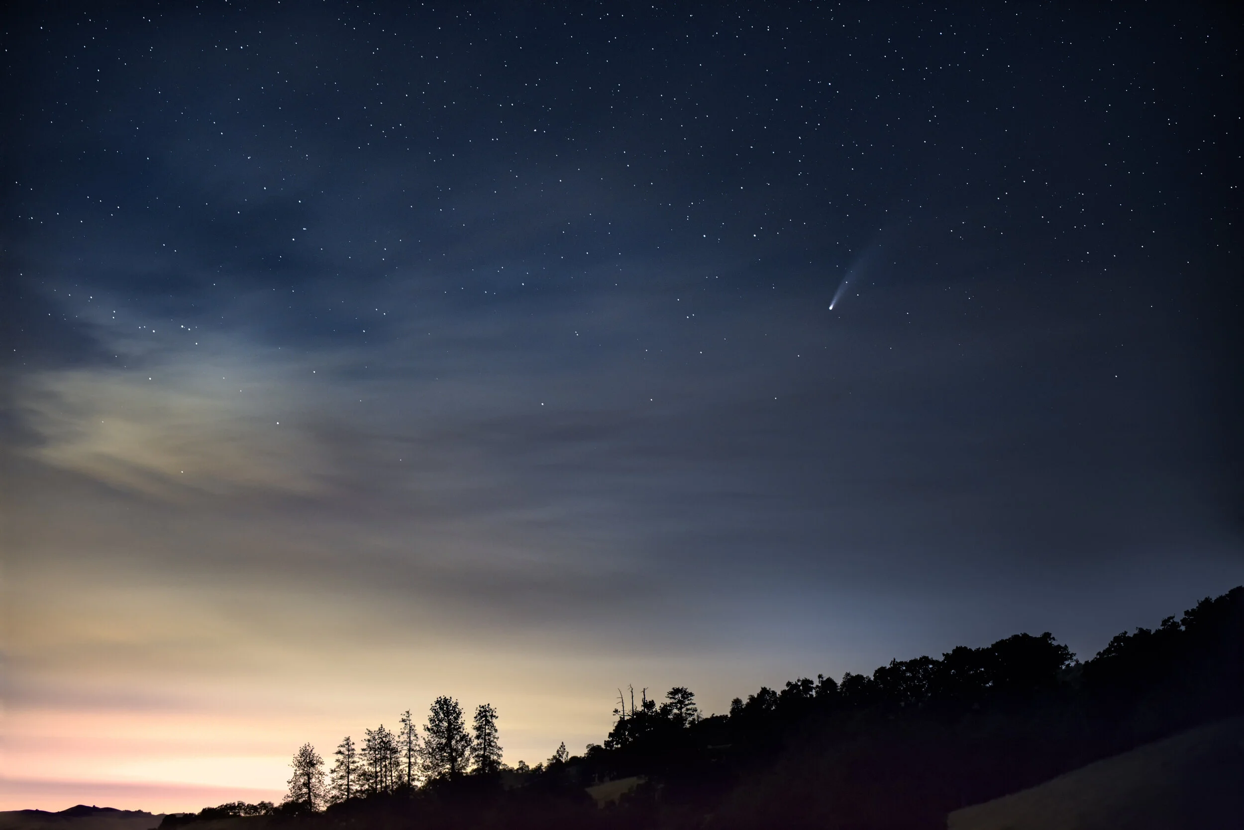 In July 2020, stargazers were treated to a sight that wouldn't be seen again for many years. Comet NEOWISE flew by our solar system, making it visible from Earth for a few short weeks.