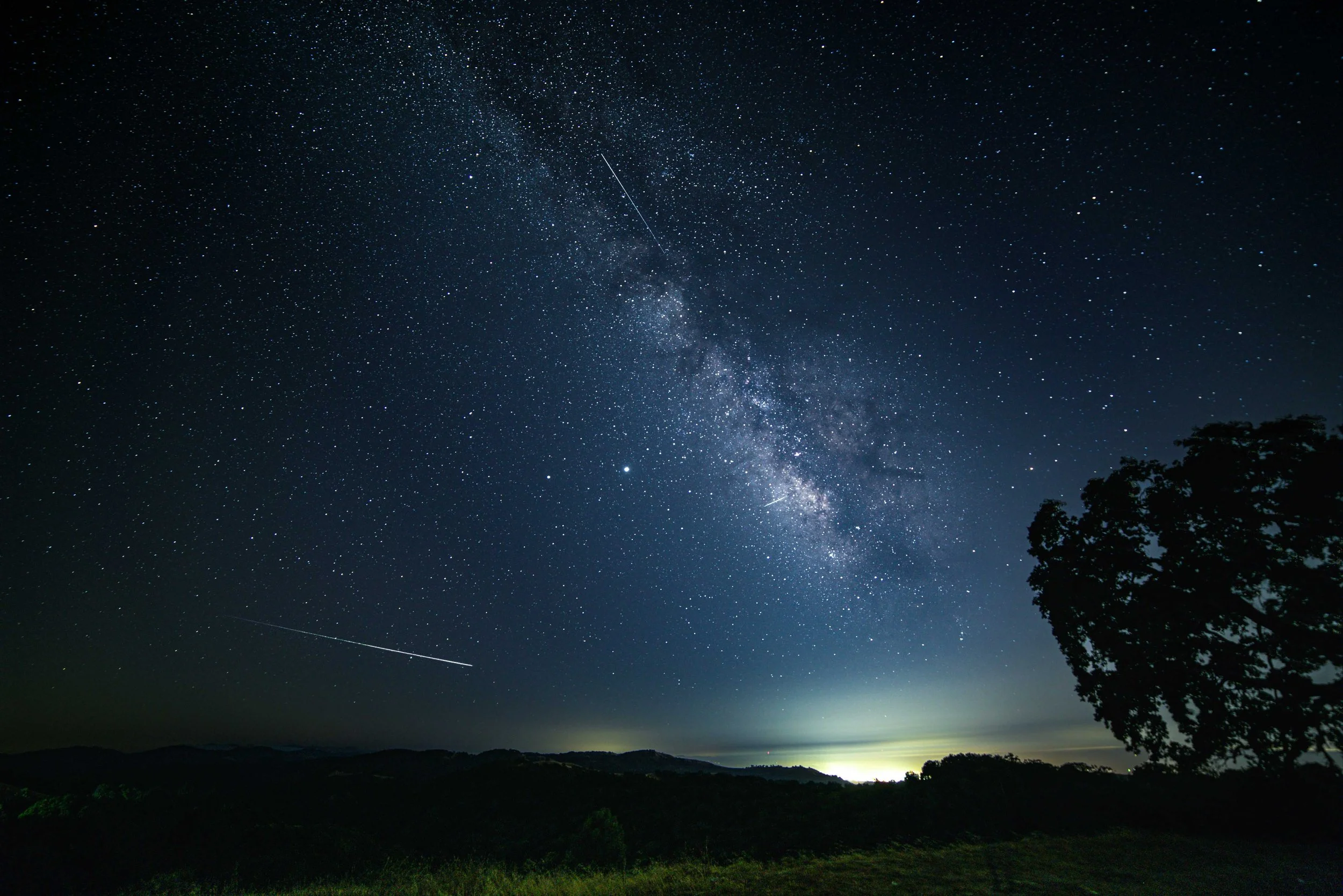 Perseids meteor shower streaking through our galaxy
