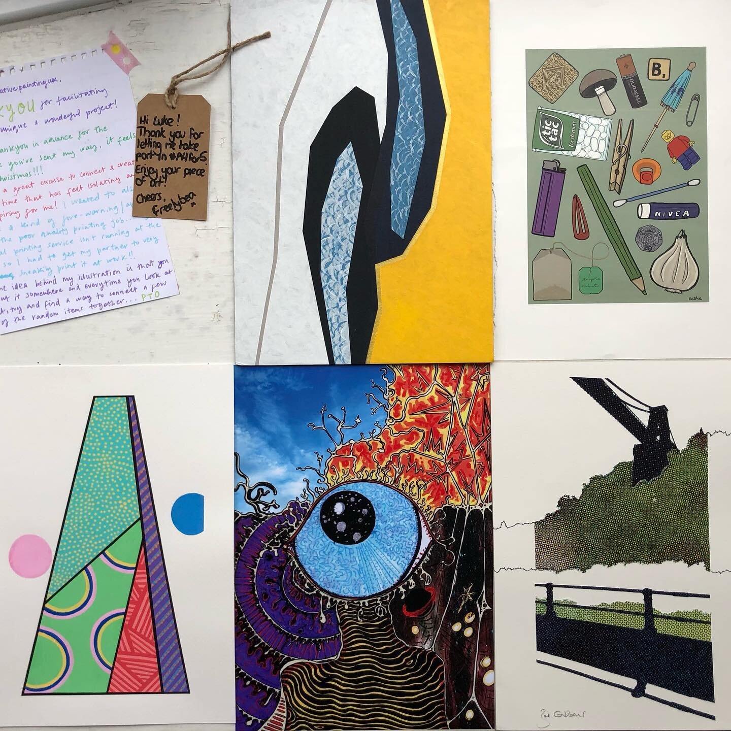 #A4FOR5 Group 6 - complete!!
What an amazing group this was... such a diverse set of artworks! Loving each and every one of these for a wide range of reasons... but just having connected with new artists and to hear their stories of being inspired/re