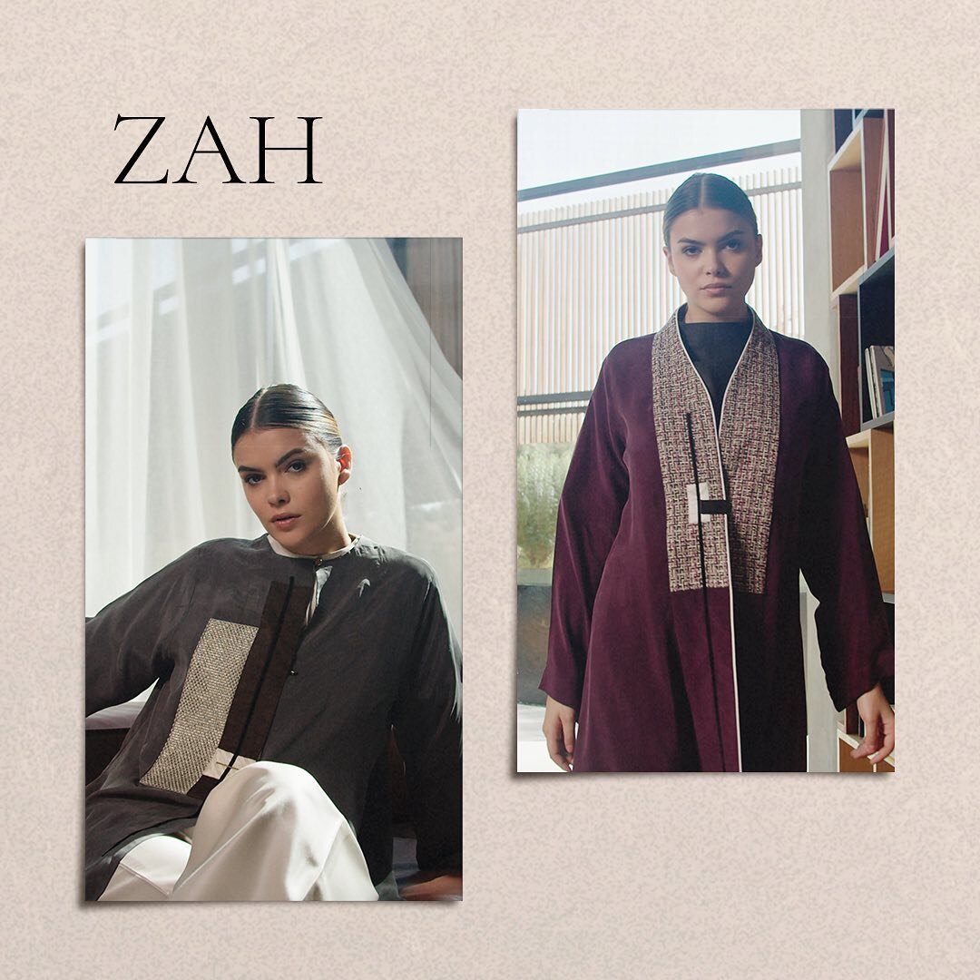 UAE based contemporary abaya brand @zah_design brings a fusion of geometric details with cultural motifs, now available at Saks Fifth Avenue. 

#ramadanatsaks #saksme #217pr #fashionpr #saksfifthavenue #zahdesign