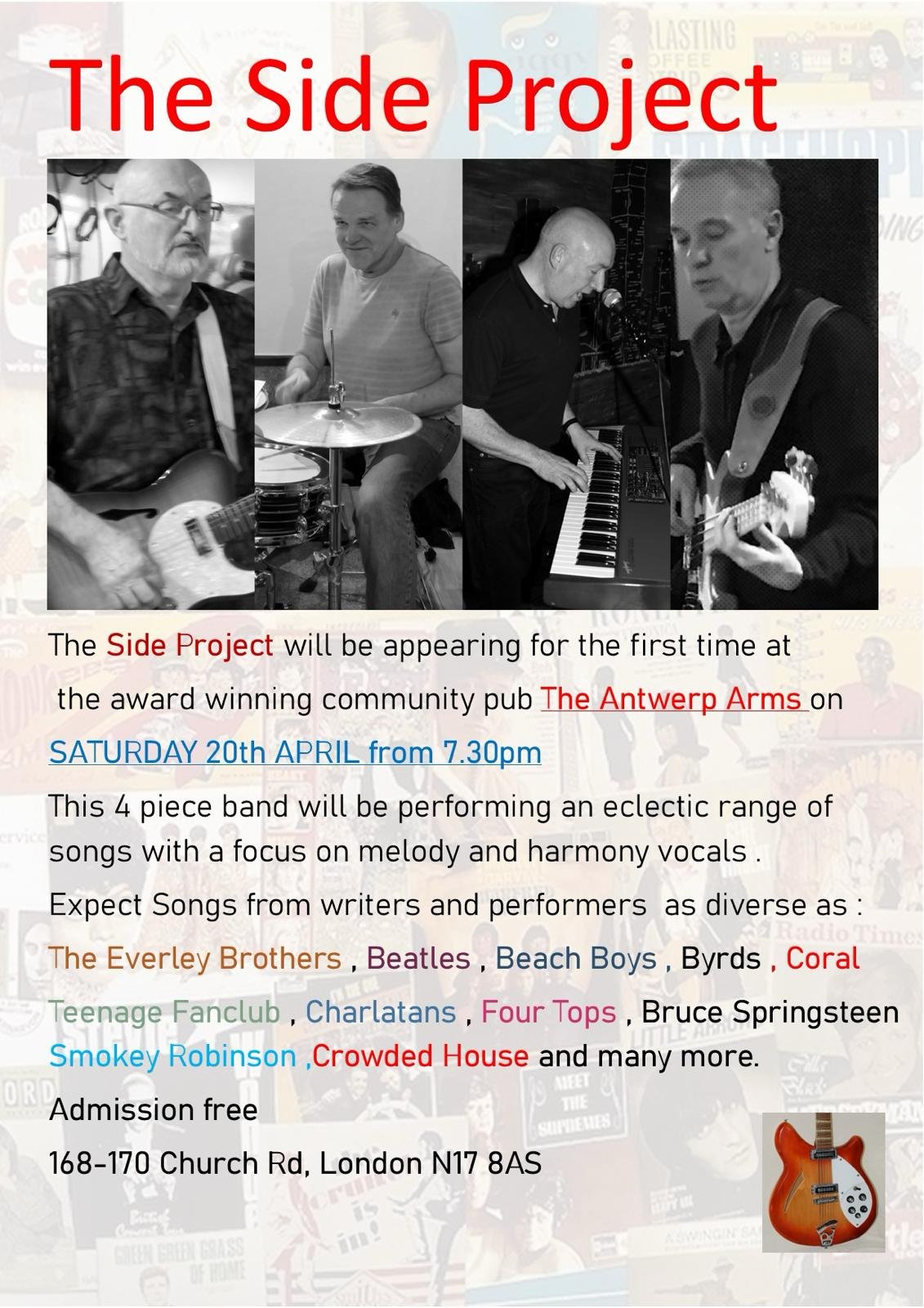 Live Music From The Side Project — Antwerp Arms