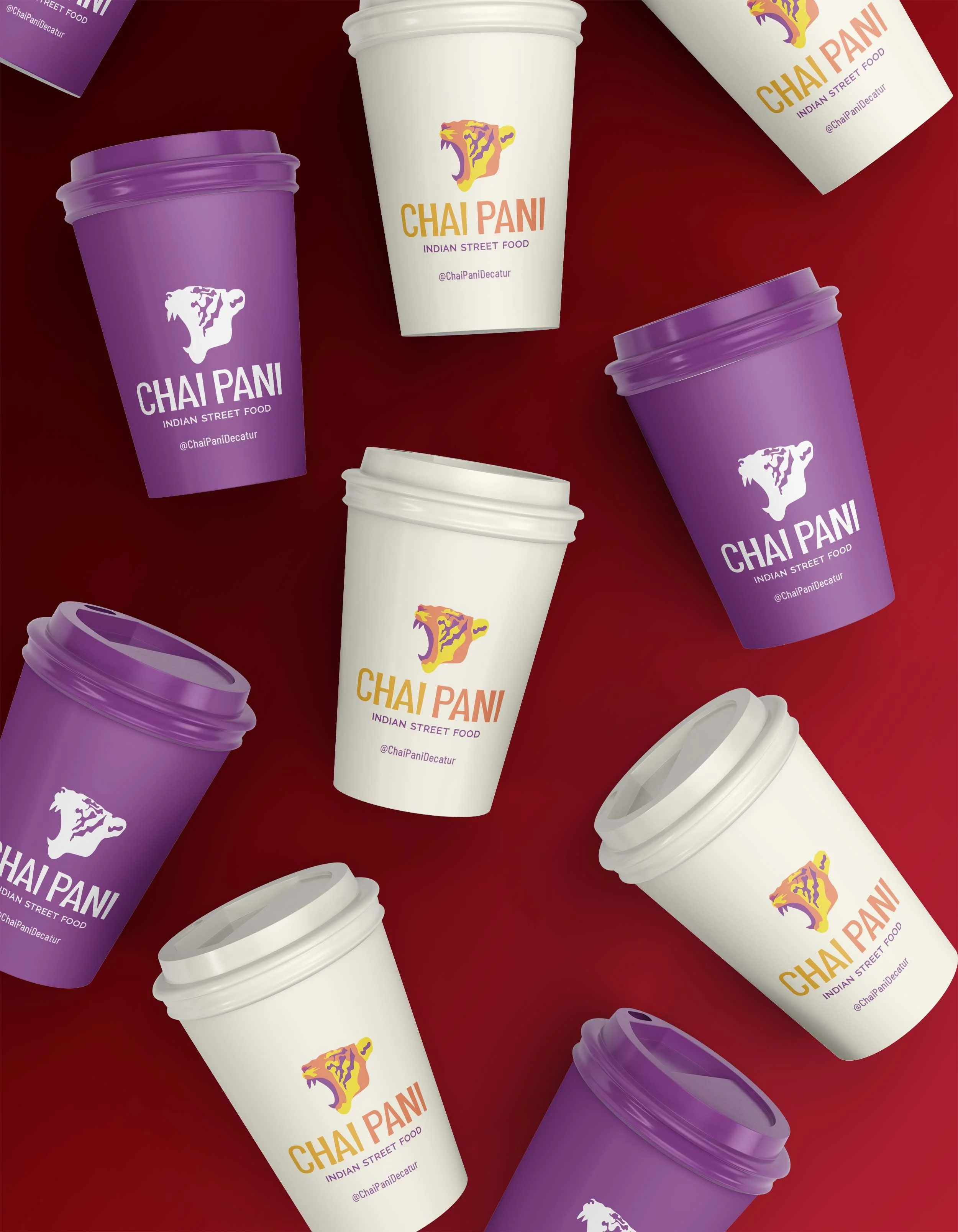 Chai Pani logo beverage mockup