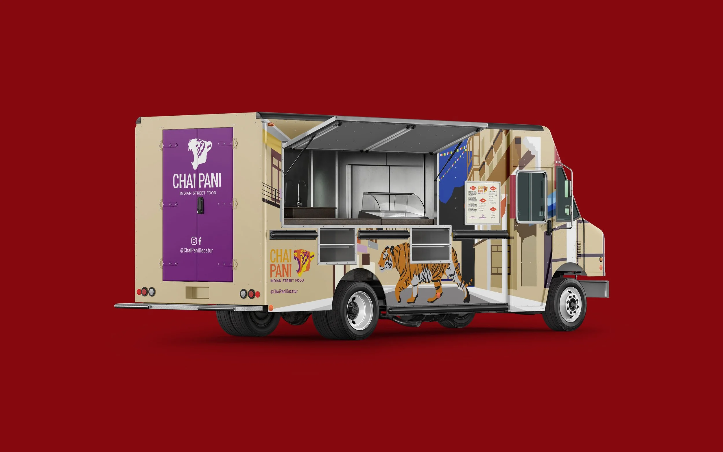 Chai Pani food truck back diagonal