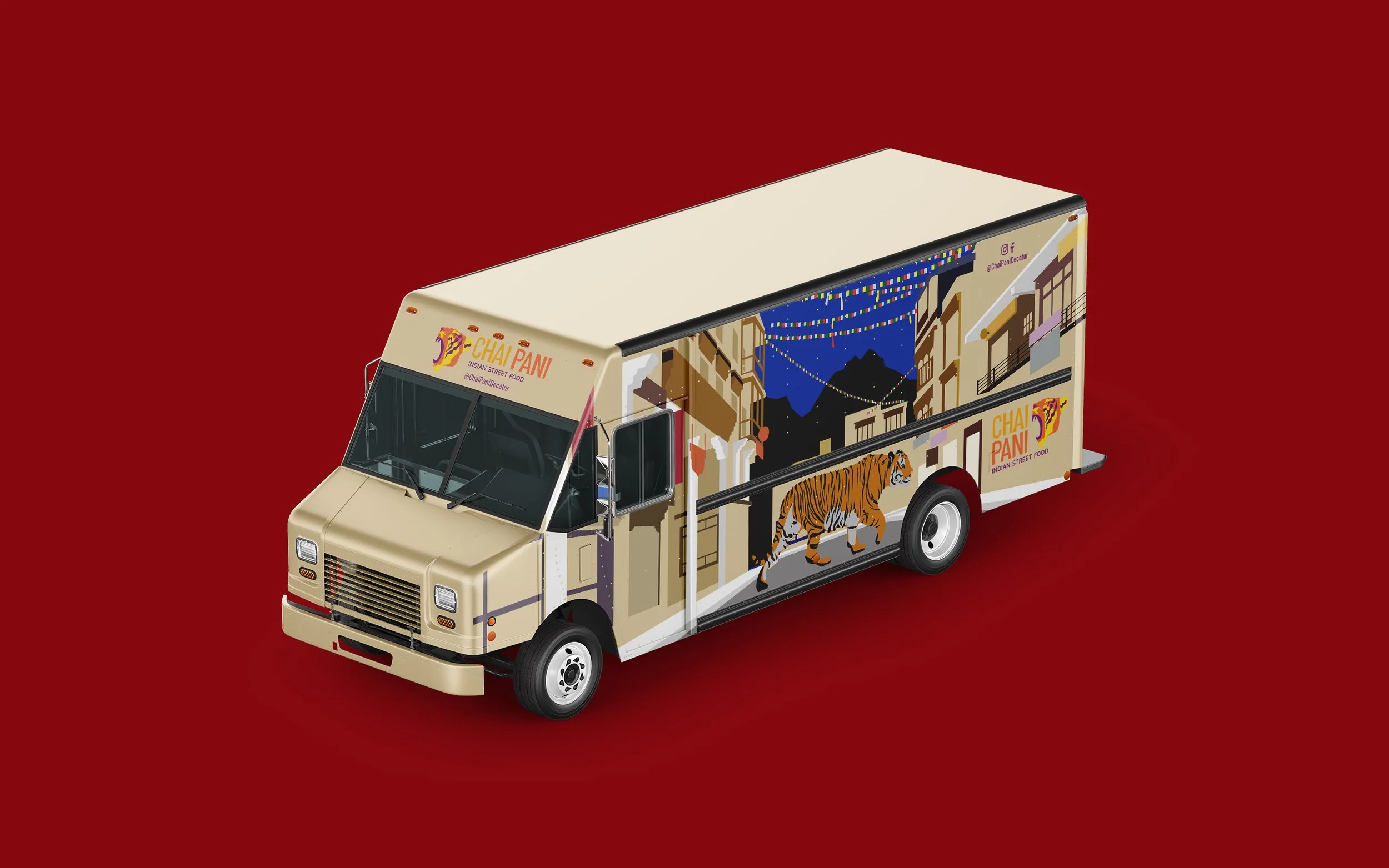 Chai Pani Food Truck Front Diagonal 