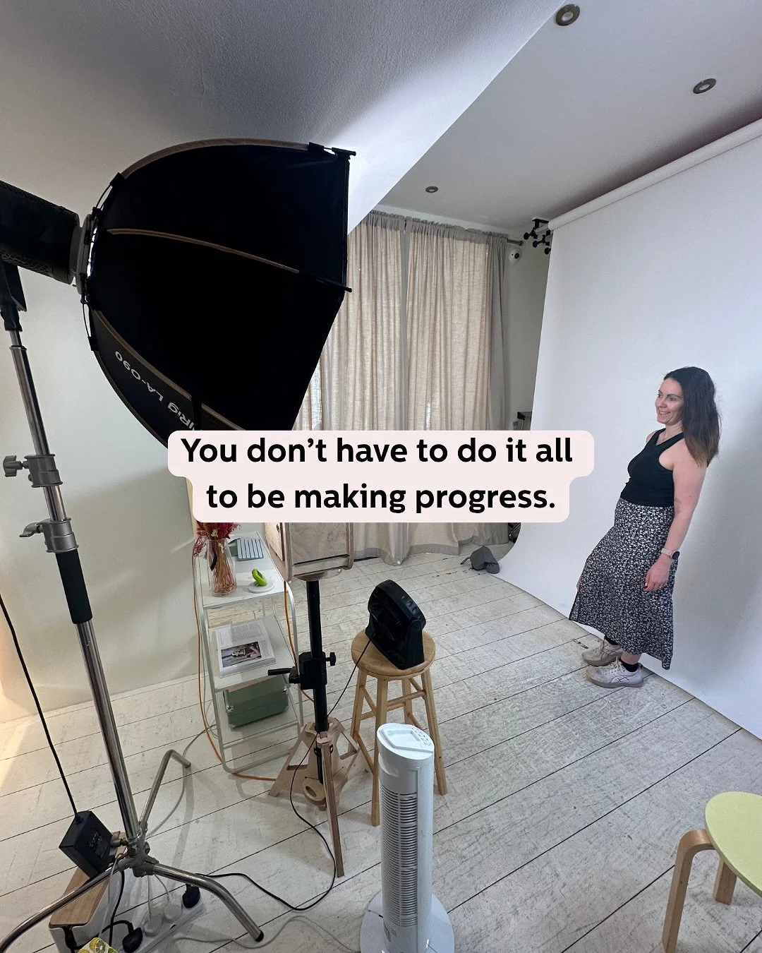 The last few months have taught me something important: You don&rsquo;t have to do it all to be making progress. 

Between moving house, working full-time, and building my business, I felt stretched thin. Burnout crept in, and I didn&rsquo;t tick off