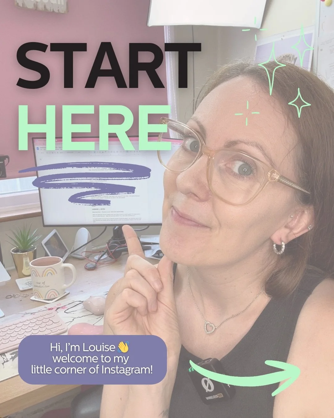 Start here 👋

If you&rsquo;re new around here, I&rsquo;m Louise, a marketing strategist &amp; educator helping mission-driven businesses and creators simplify their marketing and grow with confidence.

I believe marketing should feel clear, human, a